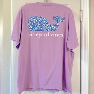Vineyard Vines Purple Fish Whale T-Shirt
